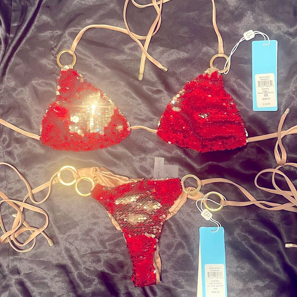 NET, BBSW two-piece bathing suit. The bottoms are a small the top is a medium.